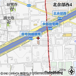 大阪府堺市東区日置荘原寺町405周辺の地図