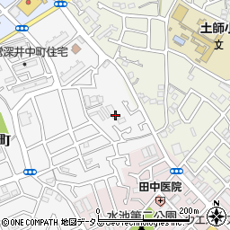 大阪府堺市中区深井中町365-1周辺の地図