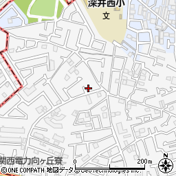 大阪府堺市中区深井中町984周辺の地図