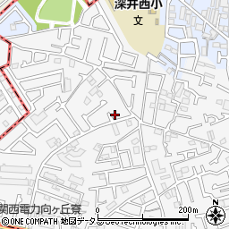 大阪府堺市中区深井中町984周辺の地図