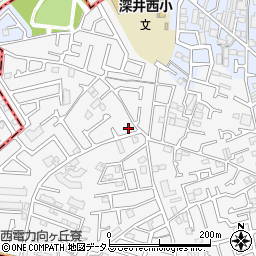 大阪府堺市中区深井中町984-18周辺の地図