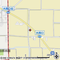 奈良県桜井市大西366周辺の地図