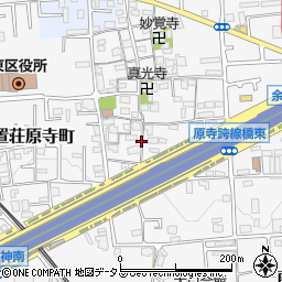 大阪府堺市東区日置荘原寺町551周辺の地図