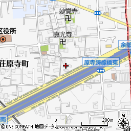 大阪府堺市東区日置荘原寺町537周辺の地図