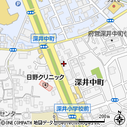大阪府堺市中区深井中町3208周辺の地図