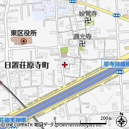 大阪府堺市東区日置荘原寺町220周辺の地図