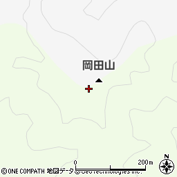 岡田山周辺の地図
