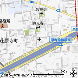 大阪府堺市東区日置荘原寺町535周辺の地図