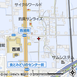 大阪府羽曳野市西浦1142-1周辺の地図