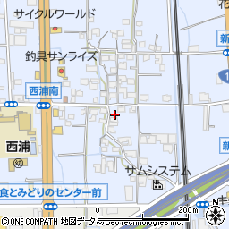 大阪府羽曳野市西浦1365-1周辺の地図