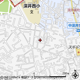 大阪府堺市中区深井中町1188周辺の地図