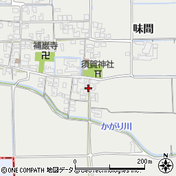 奈良県磯城郡田原本町味間803周辺の地図