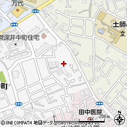 大阪府堺市中区深井中町365周辺の地図
