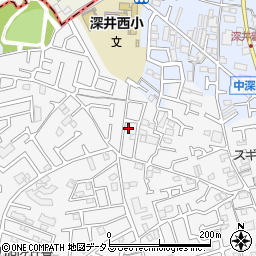 大阪府堺市中区深井中町1168-30周辺の地図