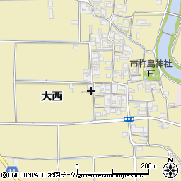 奈良県桜井市大西398周辺の地図