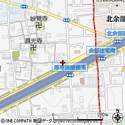 大阪府堺市東区日置荘原寺町411周辺の地図
