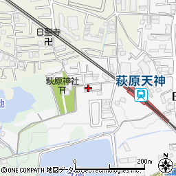 大阪府堺市東区日置荘原寺町82-1周辺の地図