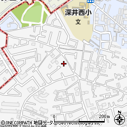 大阪府堺市中区深井中町983-22周辺の地図