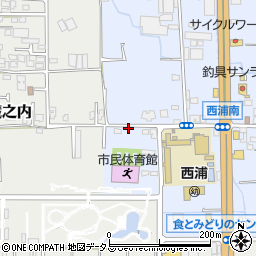 大阪府羽曳野市西浦1032周辺の地図