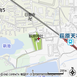 大阪府堺市東区日置荘原寺町74周辺の地図