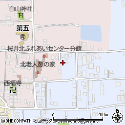 奈良県桜井市箸中930-5周辺の地図