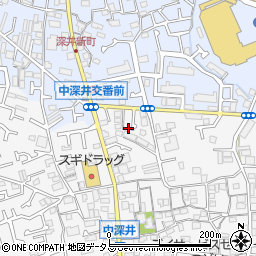 大阪府堺市中区深井中町749周辺の地図
