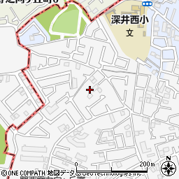 大阪府堺市中区深井中町915-7周辺の地図