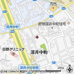 大阪府堺市中区深井中町3223周辺の地図