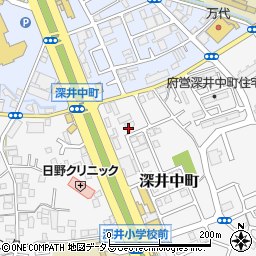 大阪府堺市中区深井中町3206周辺の地図