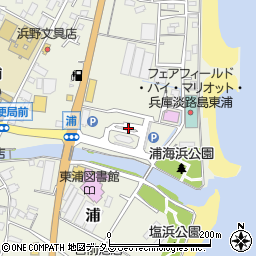 東浦バスターミナル周辺の地図
