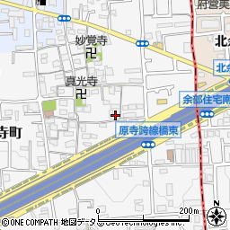 大阪府堺市東区日置荘原寺町526周辺の地図