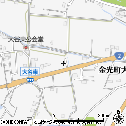 岡山県浅口市金光町大谷2339-15周辺の地図