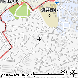 大阪府堺市中区深井中町983-19周辺の地図