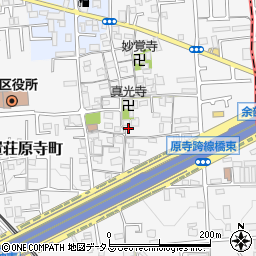 大阪府堺市東区日置荘原寺町520周辺の地図