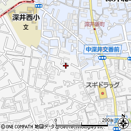 大阪府堺市中区深井中町958-9周辺の地図