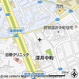 大阪府堺市中区深井中町3203周辺の地図