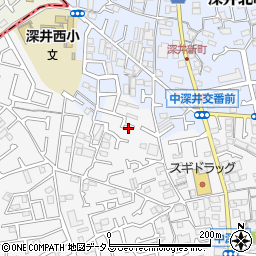 大阪府堺市中区深井中町958周辺の地図