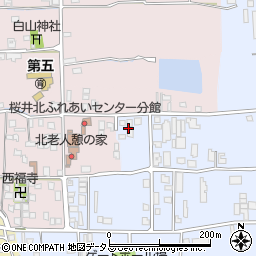 奈良県桜井市箸中930-7周辺の地図