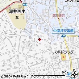 大阪府堺市中区深井中町958-10周辺の地図