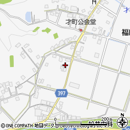 広島県福山市芦田町福田391-5周辺の地図