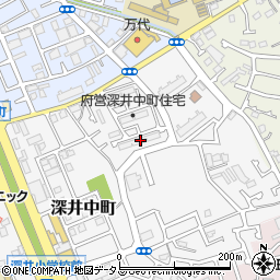 大阪府堺市中区深井中町526-2周辺の地図