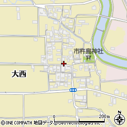 奈良県桜井市大西792周辺の地図