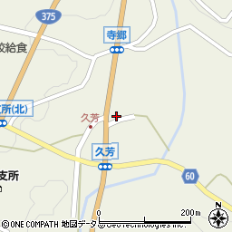 広島県東広島市福富町久芳3809周辺の地図
