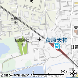 大阪府堺市東区日置荘原寺町54周辺の地図