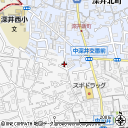 大阪府堺市中区深井中町957-11周辺の地図