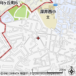 大阪府堺市中区深井中町983-14周辺の地図