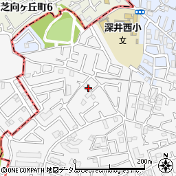大阪府堺市中区深井中町915周辺の地図