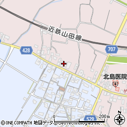 三重県多気郡明和町竹川461-1周辺の地図