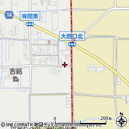 奈良県磯城郡田原本町味間333周辺の地図