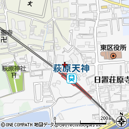 大阪府堺市東区日置荘原寺町50-6周辺の地図